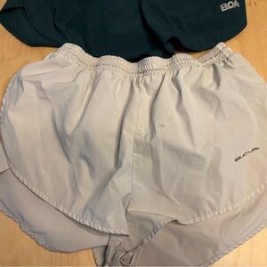 Boa men's elite lined running shorts. 1 inch seam. 2 pairs in bundle.